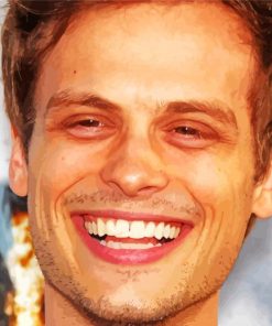 Matthew Gray Gubler Smiling paint by number