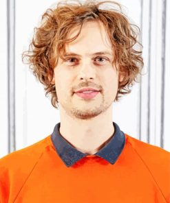 Matthew Gray Gubler paint by number