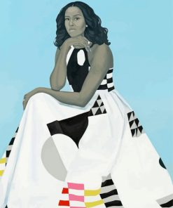 Michelle Obama Art paint by number