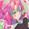 Mitsuri Anime Girl paint by numbers