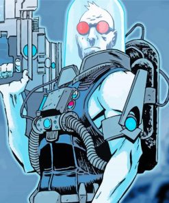 Mr Freeze Film paint by numbers