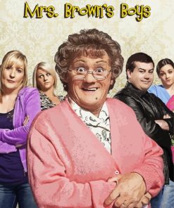 Mrs Browns Boys paint by numbers