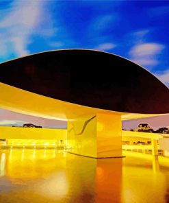 Museu Oscar Niemeyer paint by number
