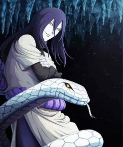 Naruto Orochimaru And Snake paint by numbers