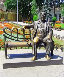Odessa Monument To Leonid Utiosov paint by numbers