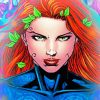 Poison Ivy Character Illustration paint by number