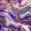 Purple Geode paint by numbers