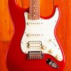 Red Fender Guitar paint by number