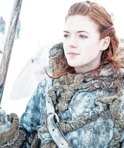 Rose Leslie Games Of Thrones paint by number