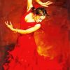 Salsa Woman Dancer Art paint by number