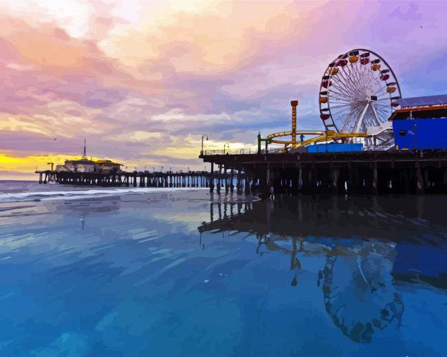 Santa Monica paint by numbers