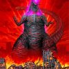 Shin Godzilla Film paint by numbers