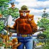 Smokey The Bear paint by number