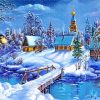 Animation Snow Scene paint by number