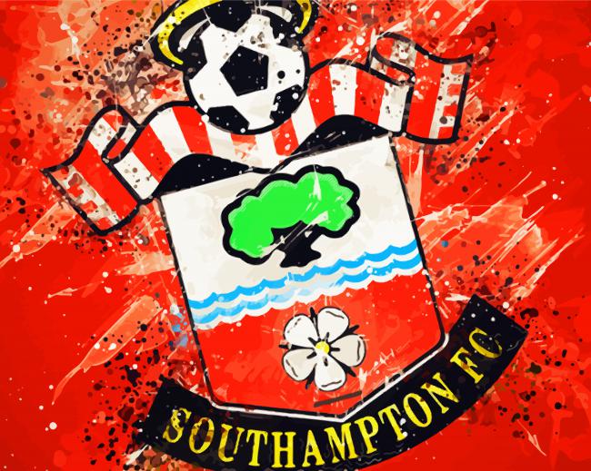 Southampton Fc Logo paint by number