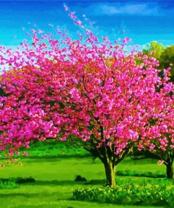 Beautiful Spring Landscape paint by number