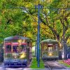 St Charles Streetcar paint by numbers