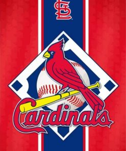 St Louis Cardinals Logo Art paint by numbers