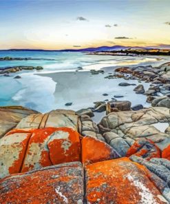 Tasmania Beach In Australia paint by numbers