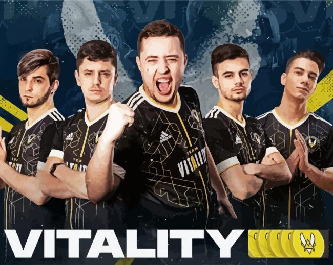 Team Vitality Esports Organisation paint by numbers