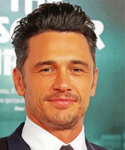 The Actor James Franco paint by number