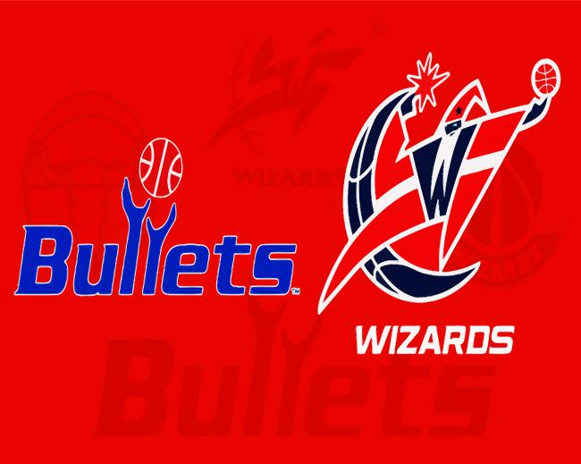 The Basketball Team Washington Wizards Logo paint by number