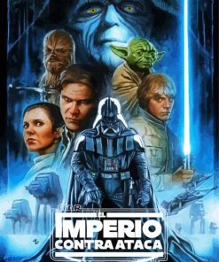 The Empire Strikes Back paint by numbers