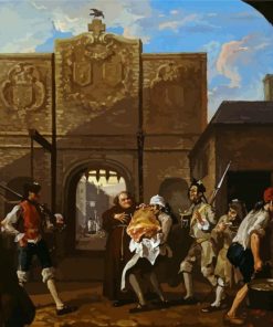 The Gate Of Calais Hogarth paint by number