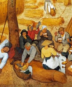 The Harvesters By Pieter Bruegel paint by numbers
