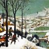 The Hunters In The Snow By Bruegel paint by number