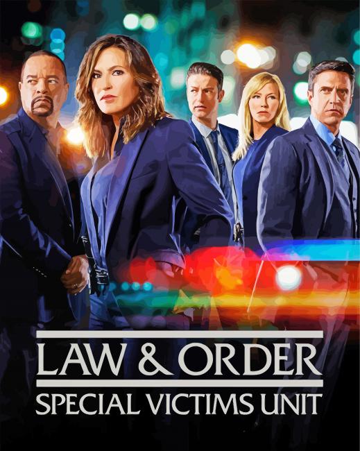 The Law And Order Serie paint by numbers