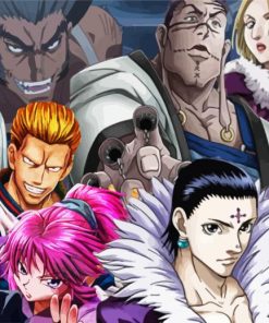The Phantom Troupe Japanese Characters paint by numbers