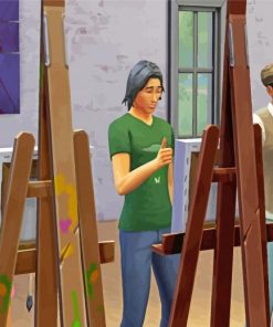 The Sims 4 Characters paint by number