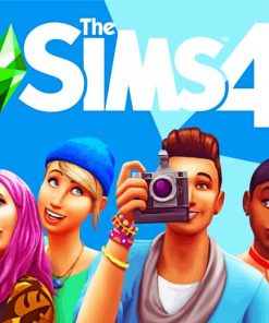 The Sims 4 Game Poster paint by number