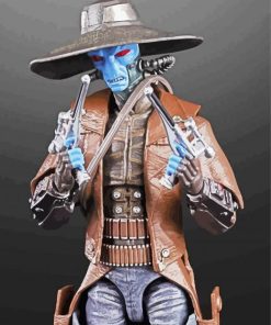 The Star Wars Cad Bane paint by number