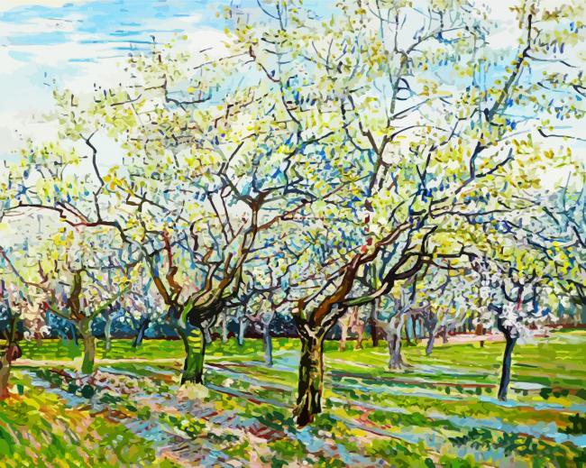 The White Orchard Van Gogh paint by number