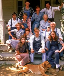 The Waltons Characters paint by number