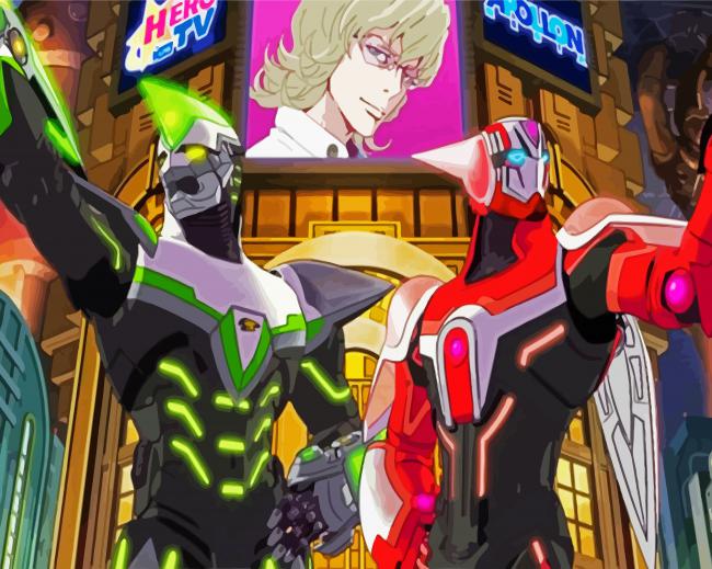 Tiger And Bunny Anime Characters paint by numbers