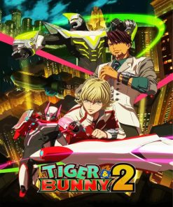 Tiger And Bunny Anime Poster paint by numbers