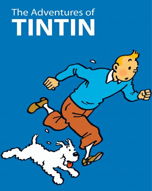 Tin Tin Poster paint by numbers