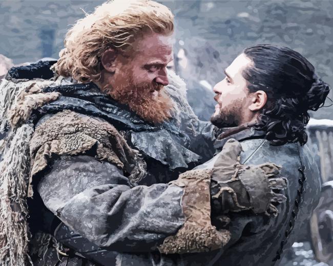 Tormund And Jon Snow paint by number