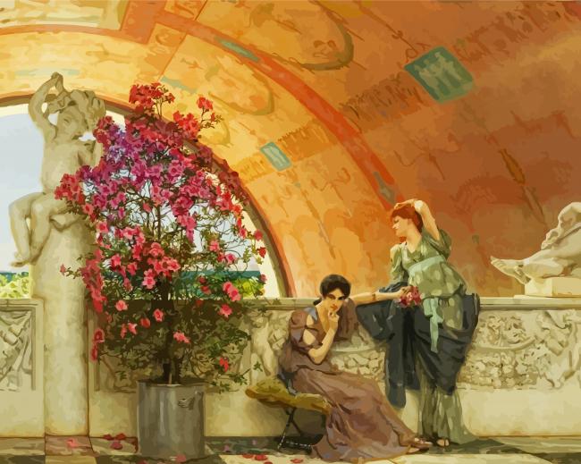 Unconscious Rivals By Alma Tadema paint by numbers