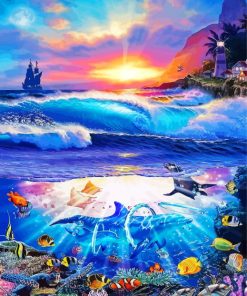 Underwater By Christian Riese Lassen paint by numbers