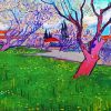 Van Gogh Orchards of blossom At Arles paint by number