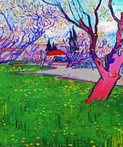 Van Gogh Orchards of blossom At Arles paint by number