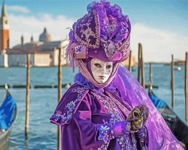 Venice Carnival paint by numbers