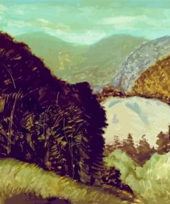 Vermont Hills By Milton Avery paint by numbers