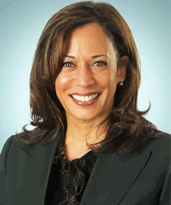The Vice President Kamala Harris paint by number