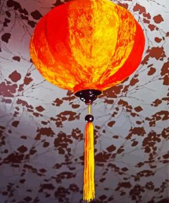 Vietnamese Silk Lantern paint by number