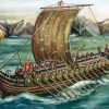 Viking Ship Art paint by number
